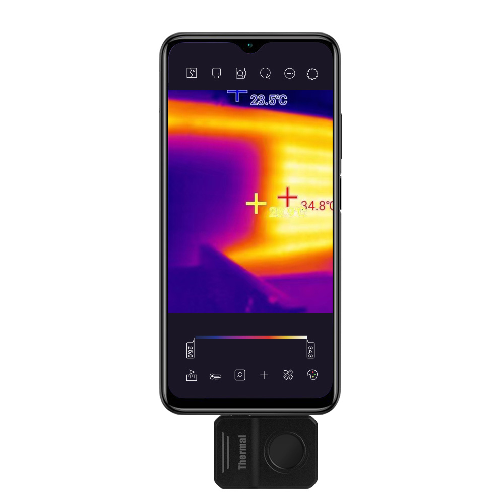 Compact thermal camera helpful diagnose